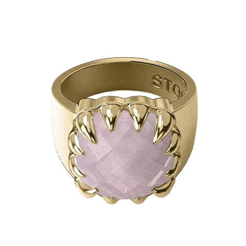 Stolen Girlfriends Club Claw Ring Rose Quartz